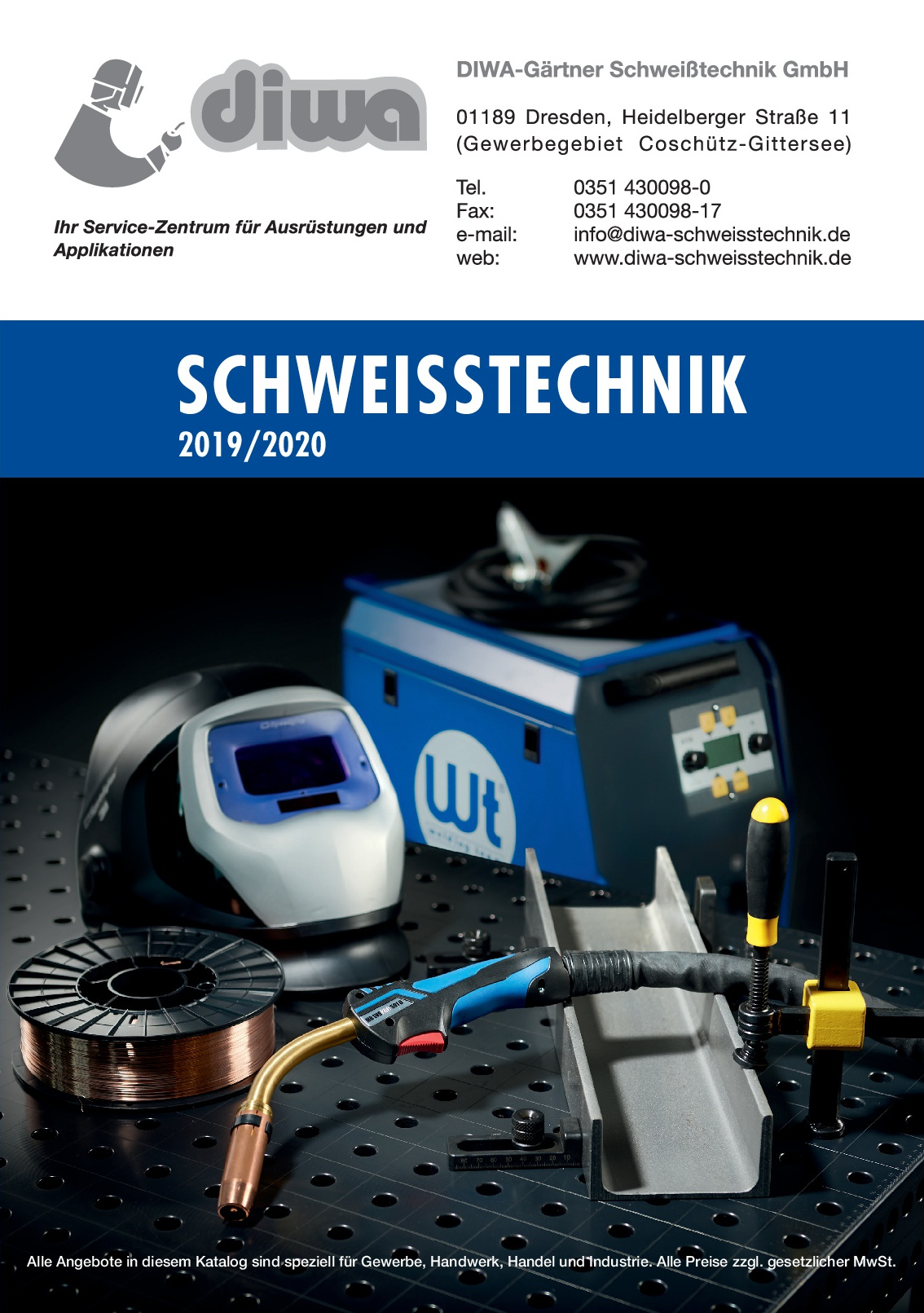 Firmenprofil DIWA Gärtner Schweißtechnik GmbH