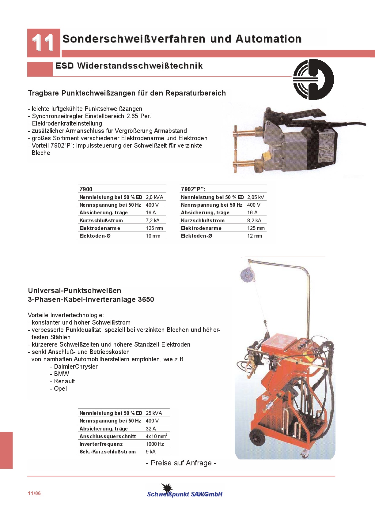 Sonderschweißverfahren DIWA Gärtner Schweißtechnik GmbH